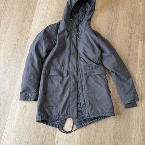 Columbia Women’s Gray Hooded Winter Coat